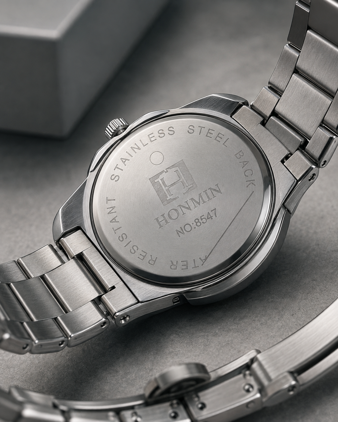 Gurmani Ultra-Thin Sleek Silver Men's Watch