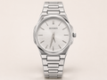 Gurmani Ultra-Thin Sleek Silver Men's Watch