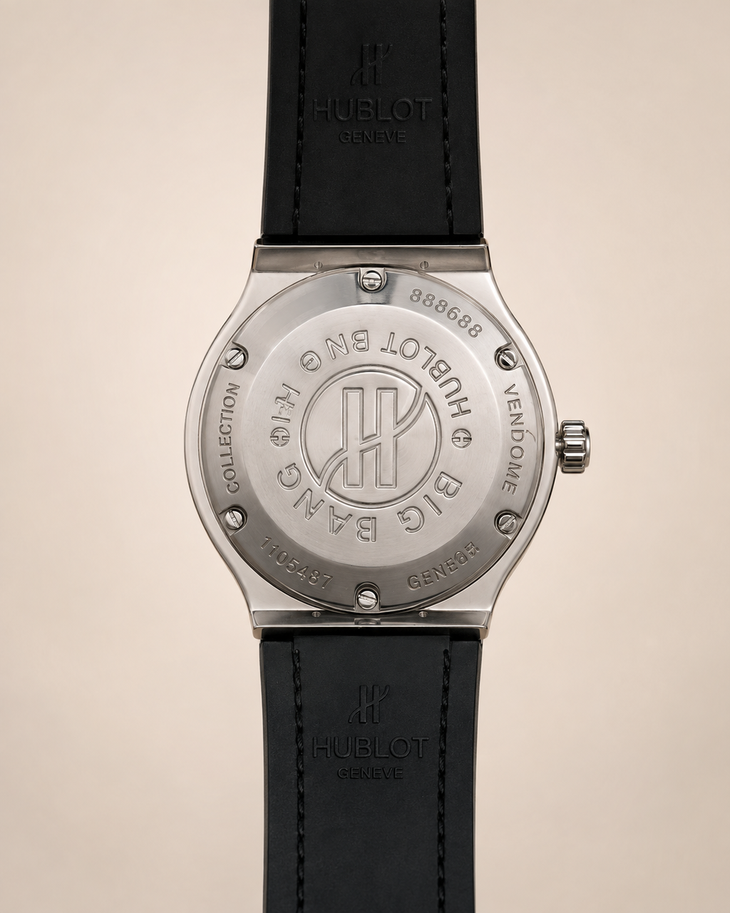 Hublot Genève Semi-Skeleton Men's Watch – Blue Strap