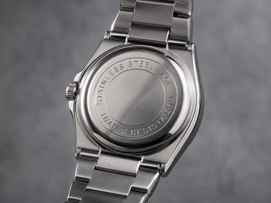 Nautilus Style Deep Dial Men's Watch – Silver