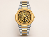 Nautilus Style Dual-Tone Semi Automatic Men's Watch